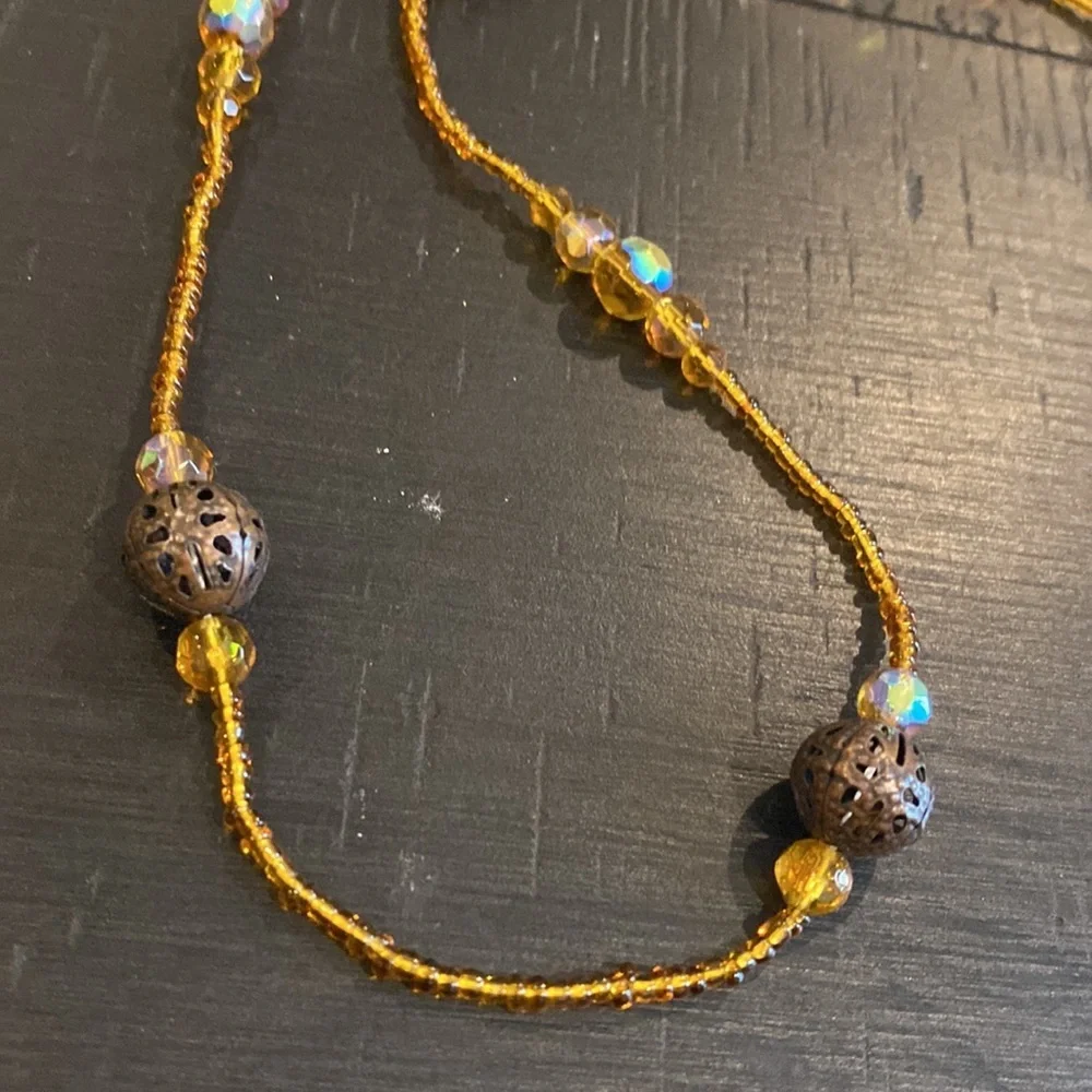 Sunglass Readers Glasses Necklace Beaded Beautiful Holder​​ - Picture 3 of 4